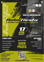 ROBOFIESTA 2K24 National Level Technical Symposium Poster